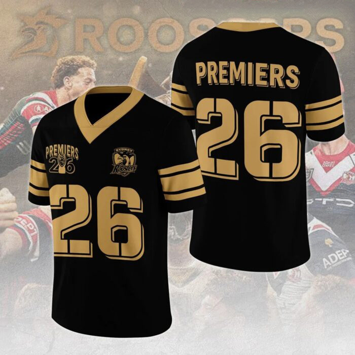 Sydney Roosters Merch 2026 NRL Premiers Football Jersey Shirt Rugby Fans Gear 1 - Unicasport Sydney Roosters Merch 2026 NRL Premiers Football Jersey Shirt Rugby Fans Gear