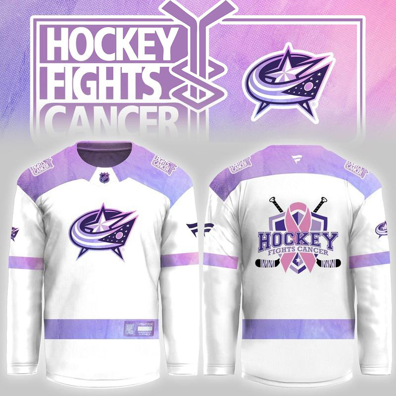 Columbus Blue Jackets Hockey Fights Cancer 2026 Hockey Jersey Gift For Dad 1 - Unicasport Columbus Blue Jackets Hockey Fights Cancer 2026 Hockey Jersey Gift For Dad