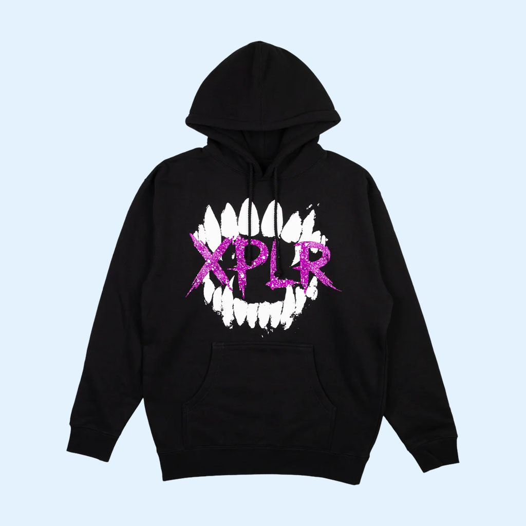 XPLR Merch Sam And Colby Hoodie Glitter Ink Bright Bite Hoodie Best Gifts For Son 1 - Unicasport XPLR Merch Sam And Colby Hoodie Glitter Ink Bright Bite Hoodie Best Gifts For Son