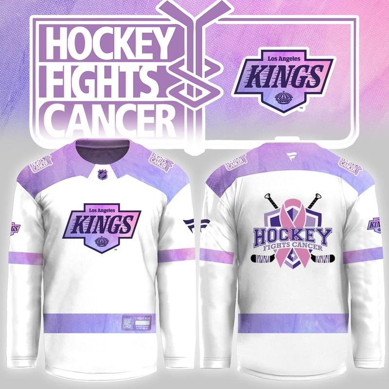 Los Angeles Kings Merch Hockey Fights Cancer 2026 Hockey Jersey Gift For Father 1 - Unicasport Los Angeles Kings Merch Hockey Fights Cancer 2026 Hockey Jersey Gift For Father