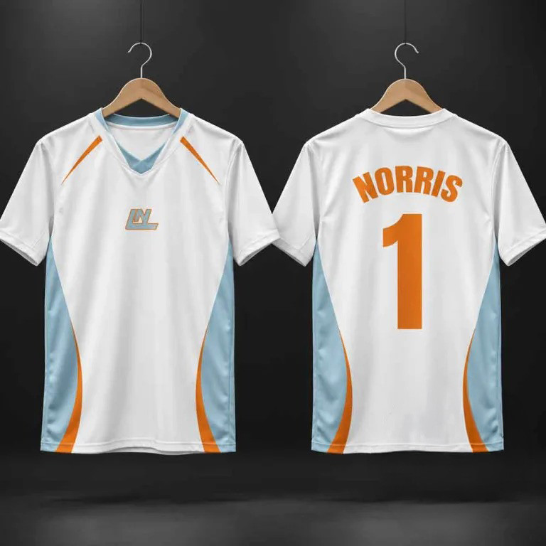 Lando Norris Merch 2026 Sports White Soccer Jersey Shirt Gift For Fans 1 - Unicasport Lando Norris Merch 2026 Sports White Soccer Jersey Shirt Gift For Fans