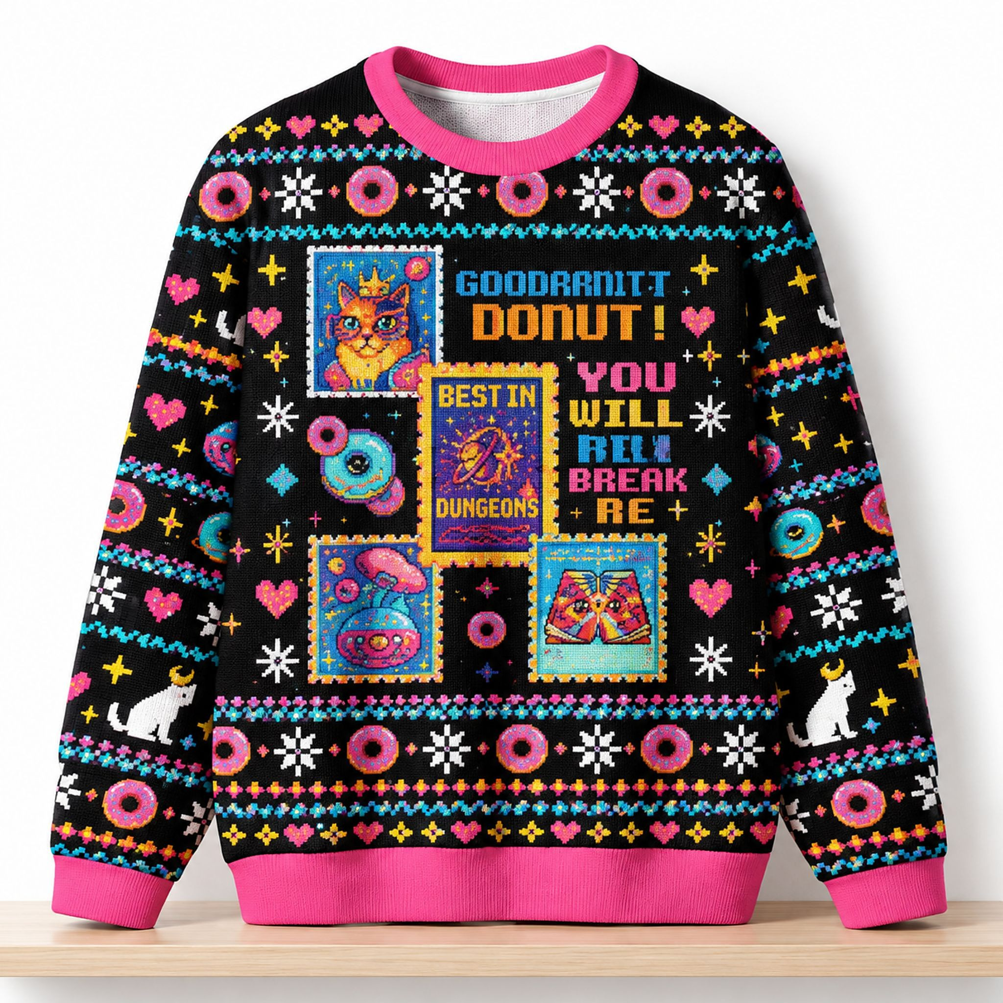 Goodardnit Donut You Will Bill Break Me Christmas 2026 Ugly Sweater Xmas Gifts For Bff 1 - Unicasport Goodardnit Donut You Will Bill Break Me Christmas 2026 Ugly Sweater Xmas Gifts For Bff
