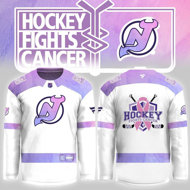 New Jersey Devils Merch Hockey Fights Cancer 2026 Hockey Jersey Fan Gift 1 - Unicasport New Jersey Devils Merch Hockey Fights Cancer 2026 Hockey Jersey Fan Gift