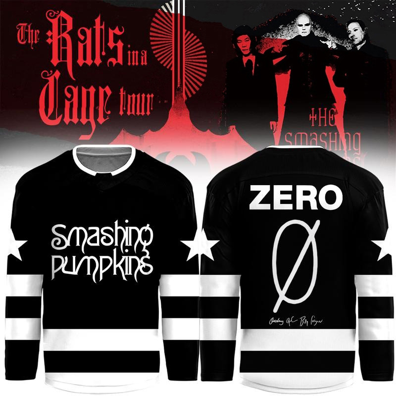 The Smashing Pumpkins Merch The Rats In A Cage Tour 2026 Hockey Jersey Fan Gear 1 - Unicasport The Smashing Pumpkins Merch The Rats In A Cage Tour 2026 Hockey Jersey Fan Gear
