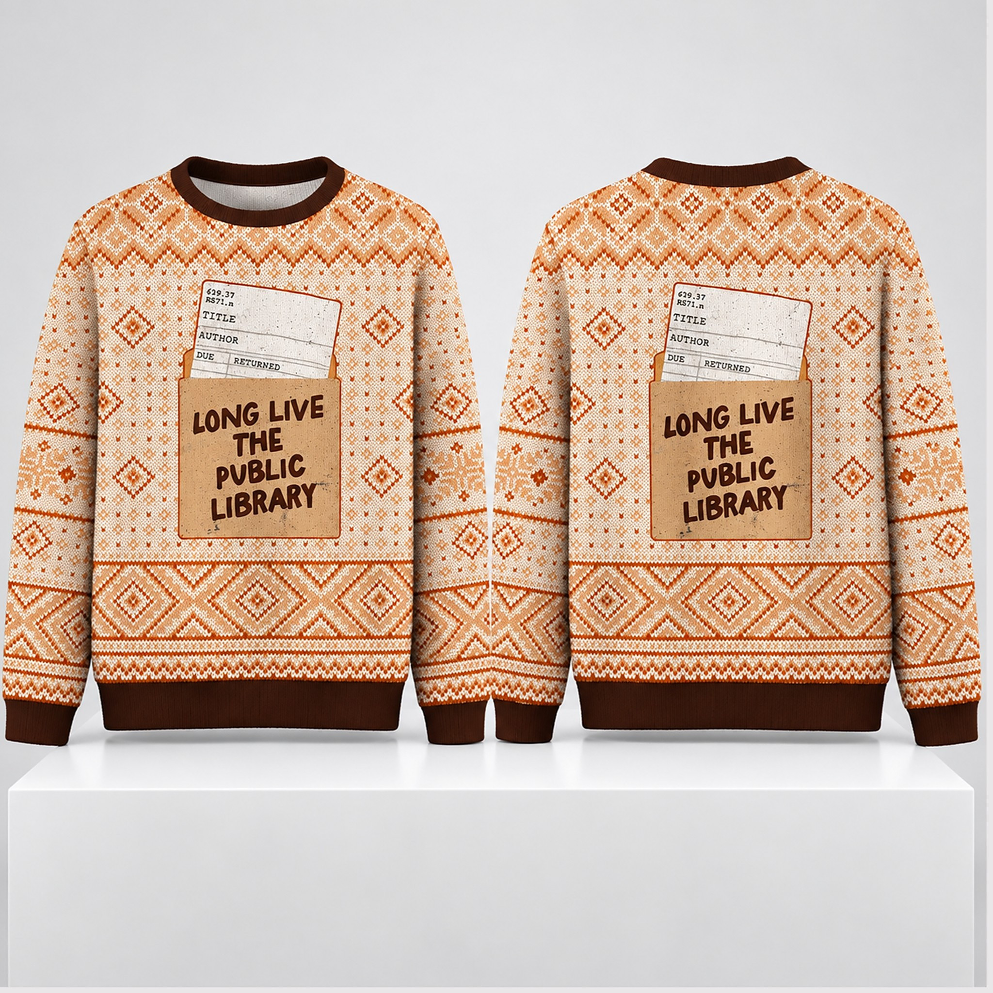 Long Live The Public Library Christmas 2026 Ugly Sweater Christmas Gifts For Book Lovers 1 - Unicasport Long Live The Public Library Christmas 2026 Ugly Sweater Christmas Gifts For Book Lovers