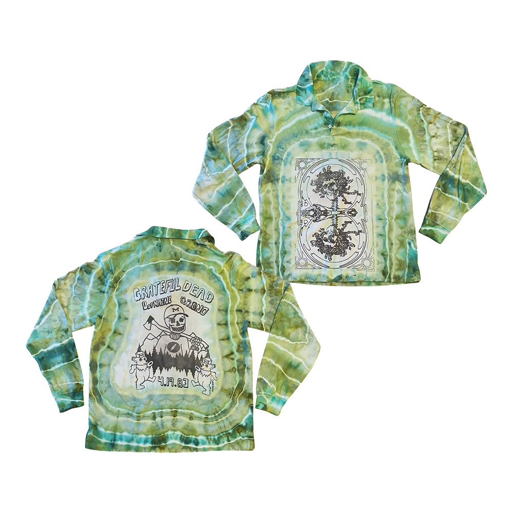 The Doodah Man Dyes Merch Lands End Long Sleeve Dead Polo Long Sleeve Shirt Gift For Brother