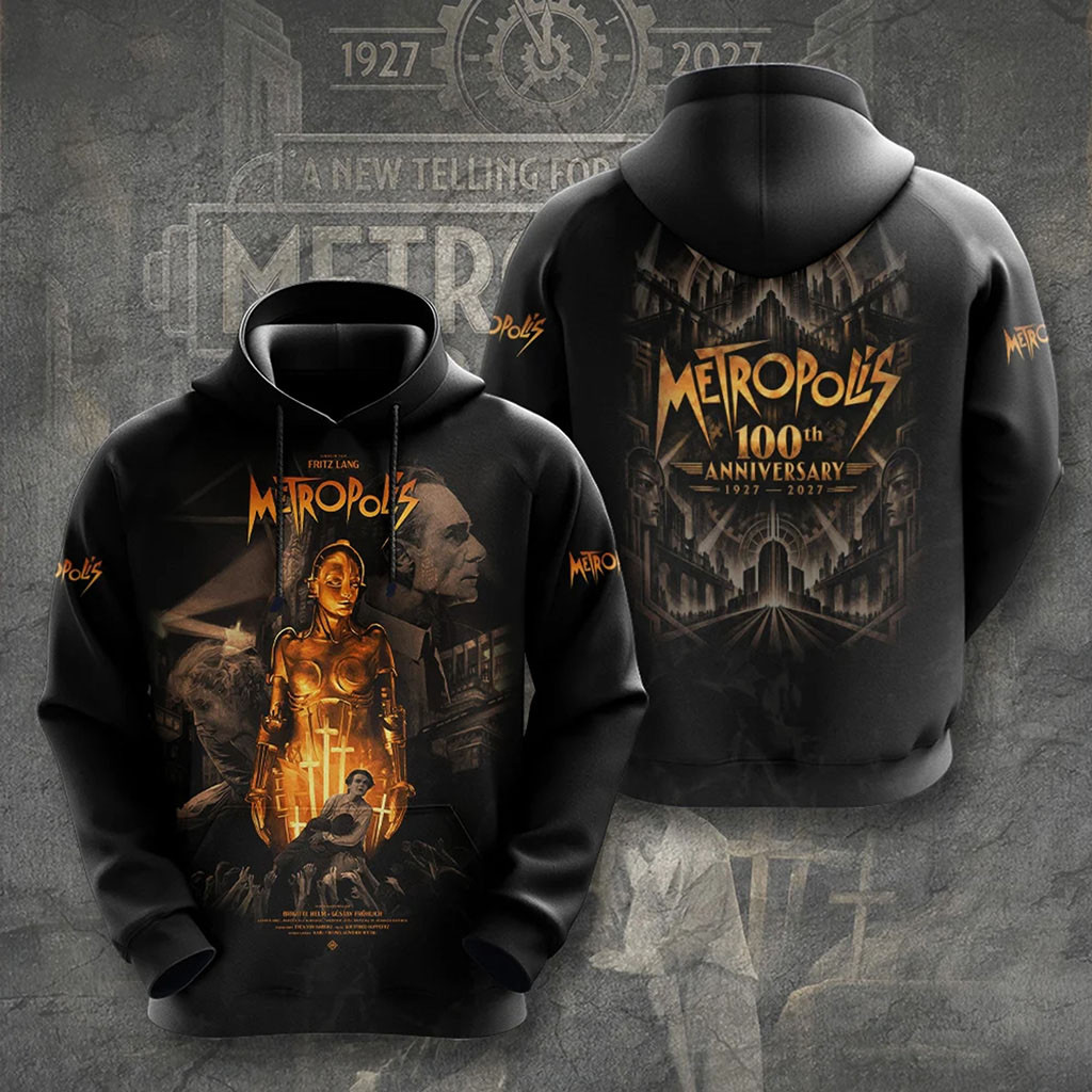 Metropolis 100th Anniversary Hoodie Metropolis Merch Centennial Film Clothing Gifts For Fans 1 - Unicasport Metropolis 100th Anniversary Hoodie Metropolis Merch Centennial Film Clothing Gifts For Fans
