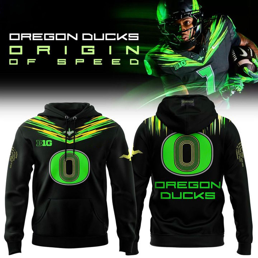 Oregon Ducks Origin Of Speed Football Hoodie Oregon Ducks Merch Presents For Football Fans 1 - Unicasport Oregon Ducks Origin Of Speed Football Hoodie Oregon Ducks Merch Presents For Football Fans