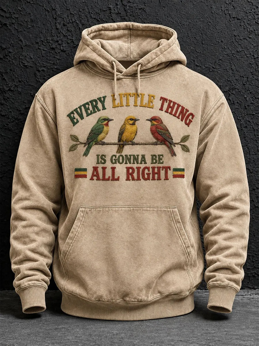 Black History Month Merch Bird Every Little Thing Is Gonna Be All Right Hoodie Gifts For Grandpa 1 - Unicasport Black History Month Merch Bird Every Little Thing Is Gonna Be All Right Hoodie Gifts For Grandpa