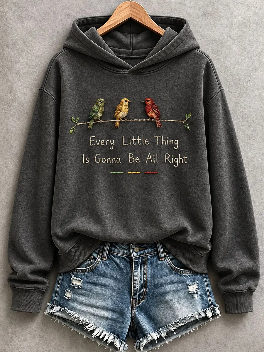 Bird Every Little Thing Is Gonna Be Alright Hoodie Black History Month Clothing Gifts Ideas 1 - Unicasport Bird Every Little Thing Is Gonna Be Alright Hoodie Black History Month Clothing Gifts Ideas