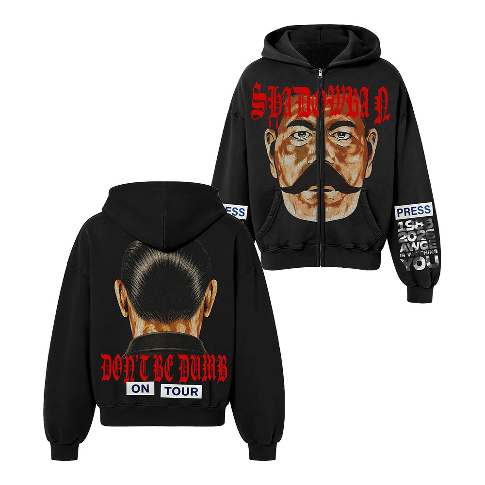 ASAP Rocky AWGE Merch Dont Be Dumb Tour Shadowban Zip Hoodie Unique Gifts For Fans 1 - Unicasport ASAP Rocky AWGE Merch Dont Be Dumb Tour Shadowban Zip Hoodie Unique Gifts For Fans