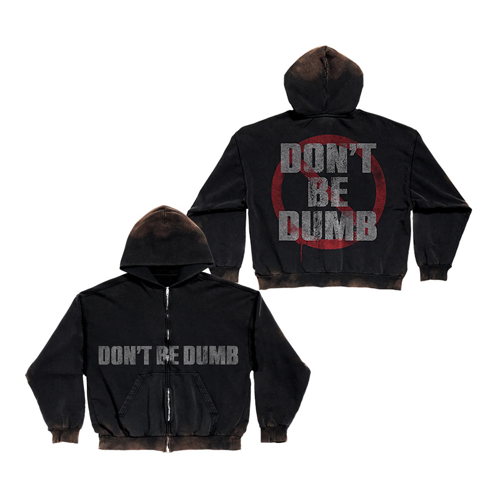 ASAP Rocky AWGE Merch Don't Be Dumb Zip Hoodie Asap Rocky Lover Presents 1 - Unicasport ASAP Rocky AWGE Merch Don't Be Dumb Zip Hoodie Asap Rocky Lover Presents