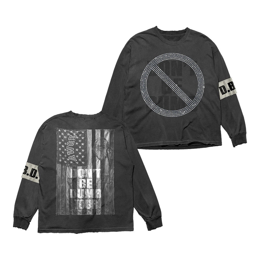 ASAP Rocky AWGE Merch Dont Be Dumb Tour Long Sleeve Shirt Unique Gifts For Fans