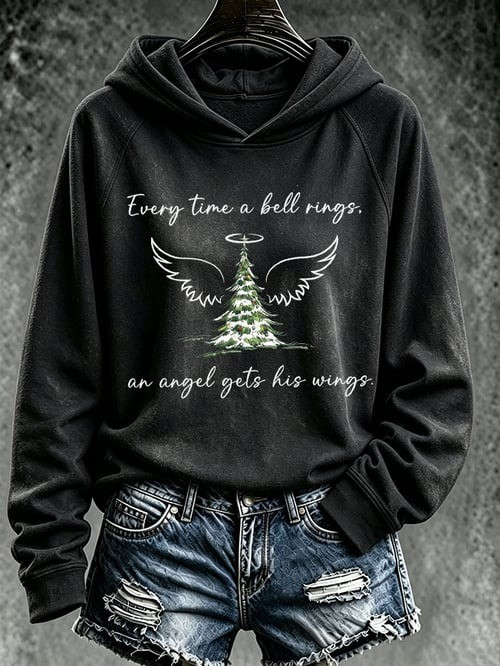 Every Time A Bell Rings An Angel Gets Its Wings Christmas Hoodie Winter Attire Christmas Gifts 1 - Unicasport Every Time A Bell Rings An Angel Gets Its Wings Christmas Hoodie Winter Attire Christmas Gifts