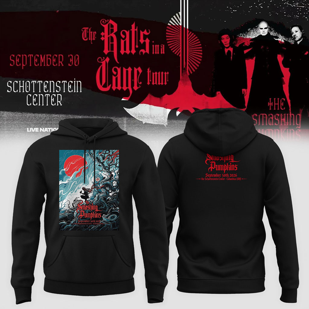 The Smashing Pumpkins Columbus Oh 2026 Hoodie The Smashing Pumpkins Merch Rock Band Gear