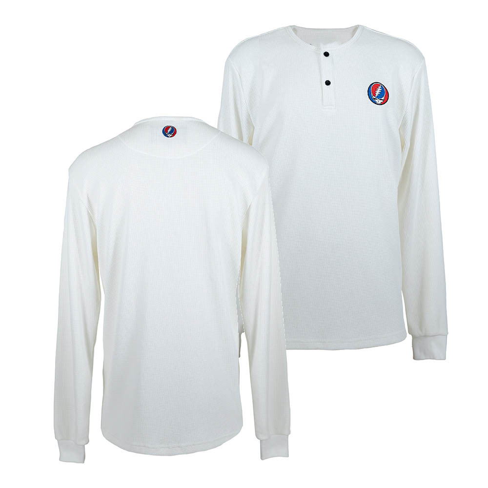 Section 119 x Grateful Dead Merch Steal Your Face Button Long Sleeve Shirt Grateful Dead Gear