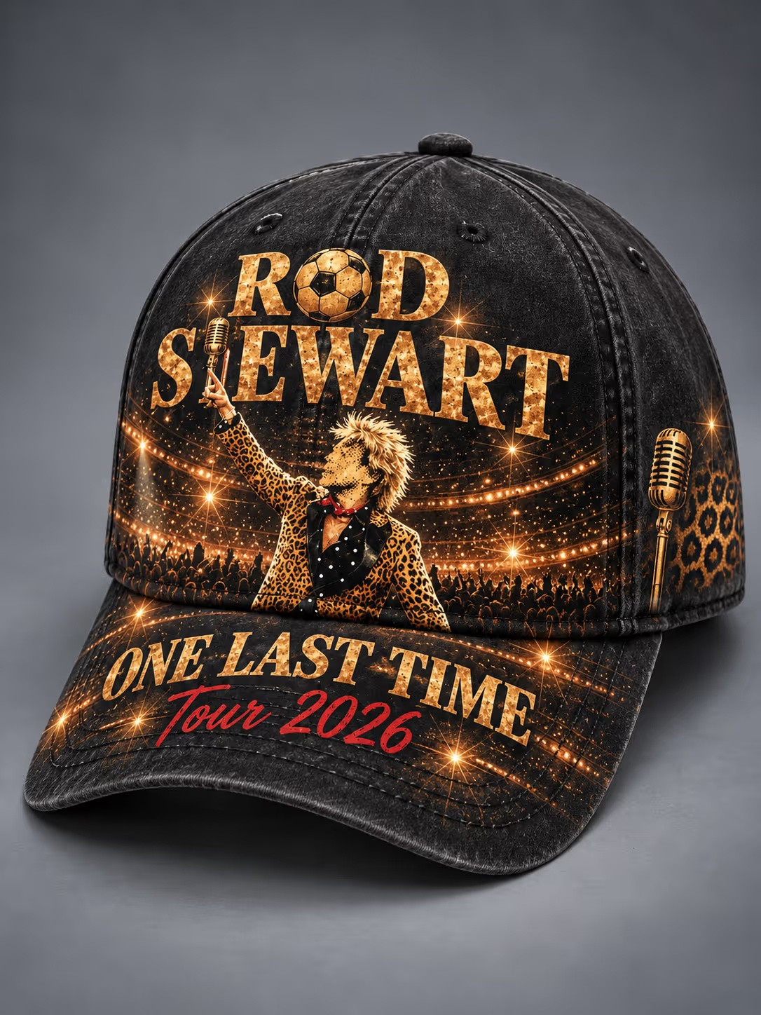 Rod Stewart Tour Merch One Last Time Tour Hat Rod Stewart Fan Cap Unisex Gifts