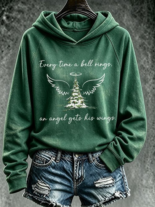 Every Time A Bell Rings An Angel Gets Its Wings Christmas Hoodie Xmas Clothing Gifts Ideas 1 - Unicasport Every Time A Bell Rings An Angel Gets Its Wings Christmas Hoodie Xmas Clothing Gifts Ideas