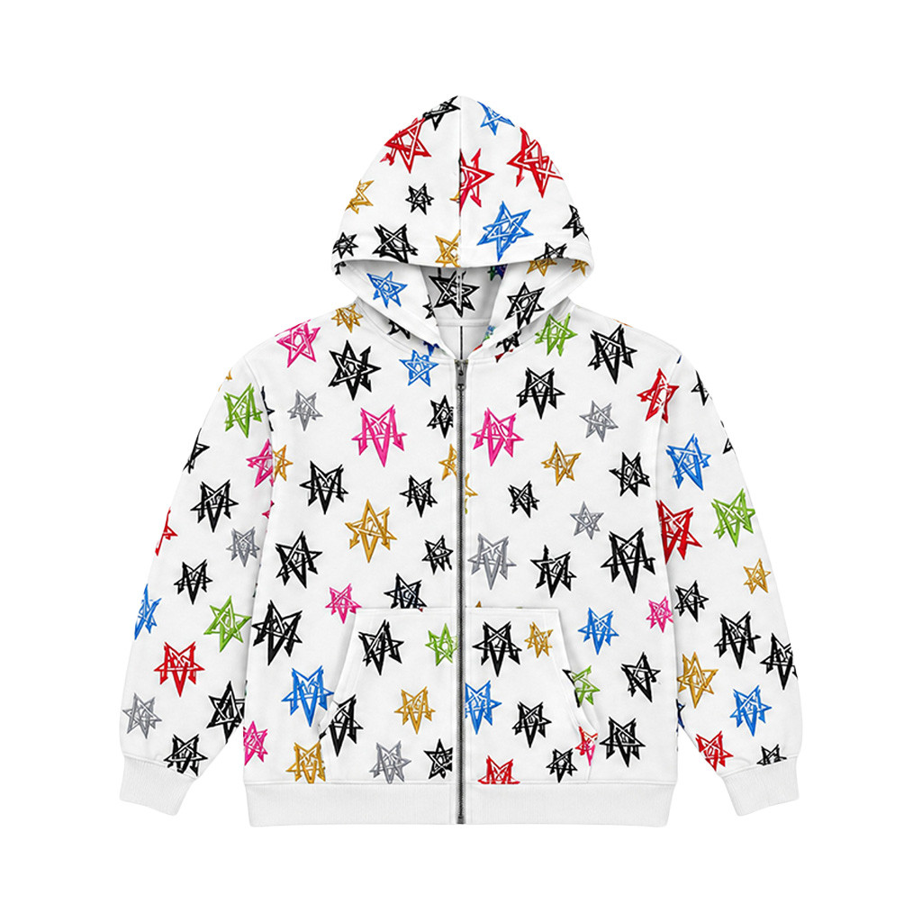 Playboi Carti YVL Merch Graffiti Zip Up Hoodie Best Gift For Hip Hop Lover 1 - Unicasport Playboi Carti YVL Merch Graffiti Zip Up Hoodie Best Gift For Hip Hop Lover
