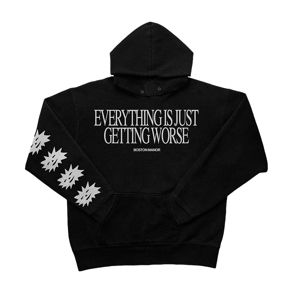 Boston Manor Merch WORSE Hoodie Boston Manor Clothing Rock Fan Presents