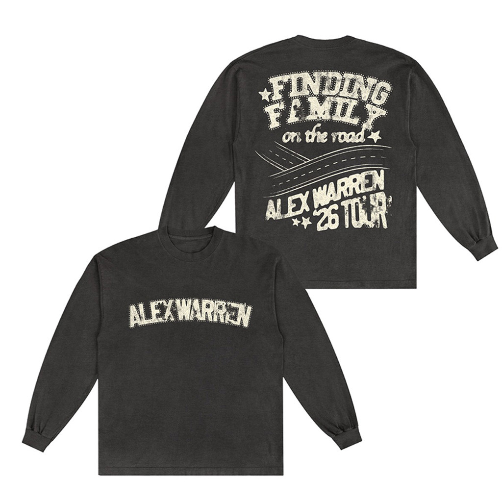 Alex Warren Merch Finding Family Long Sleeve Shirt Gift For Pop Music Lovers 1 - Unicasport Alex Warren Merch Finding Family Long Sleeve Shirt Gift For Pop Music Lovers