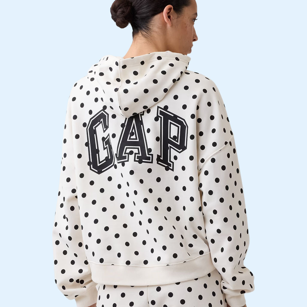 Gap Polka Dot Hoodie GAP Merch Streetwear Clothing Gifts For Sisters 1 - Unicasport Gap Polka Dot Hoodie GAP Merch Streetwear Clothing Gifts For Sisters