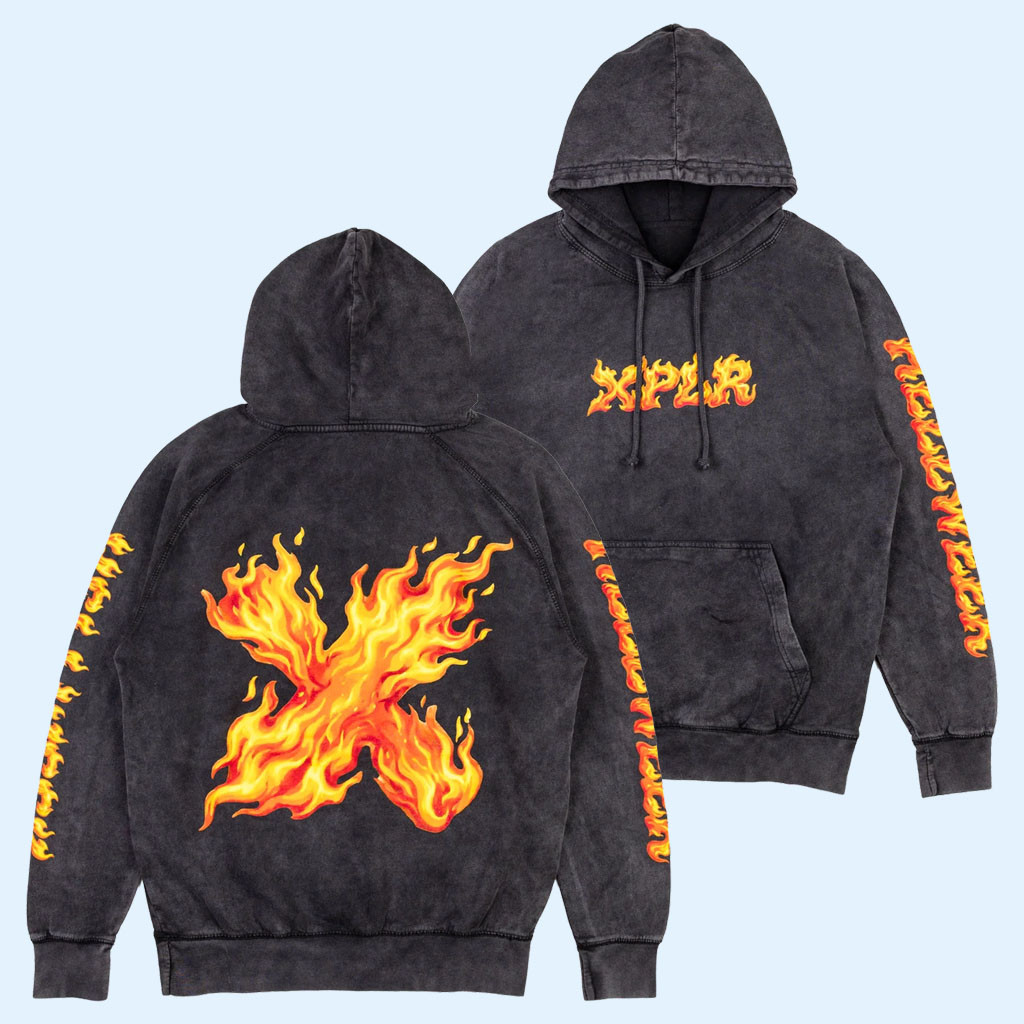 XPLR Merch Sam And Colby Hoodie Hellfire Wash Hoodie Birthday Presents For Boyfriend 1 - Unicasport XPLR Merch Sam And Colby Hoodie Hellfire Wash Hoodie Birthday Presents For Boyfriend