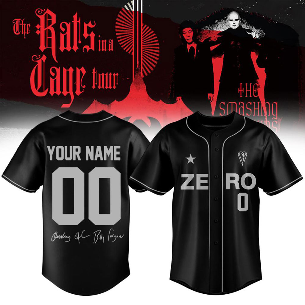 Custom The Smashing Pumpkins Merch The Rats In A Cage Tour 2026 Baseball Jersey Rock Fan Gifts 1 - Unicasport Custom The Smashing Pumpkins Merch The Rats In A Cage Tour 2026 Baseball Jersey Rock Fan Gifts