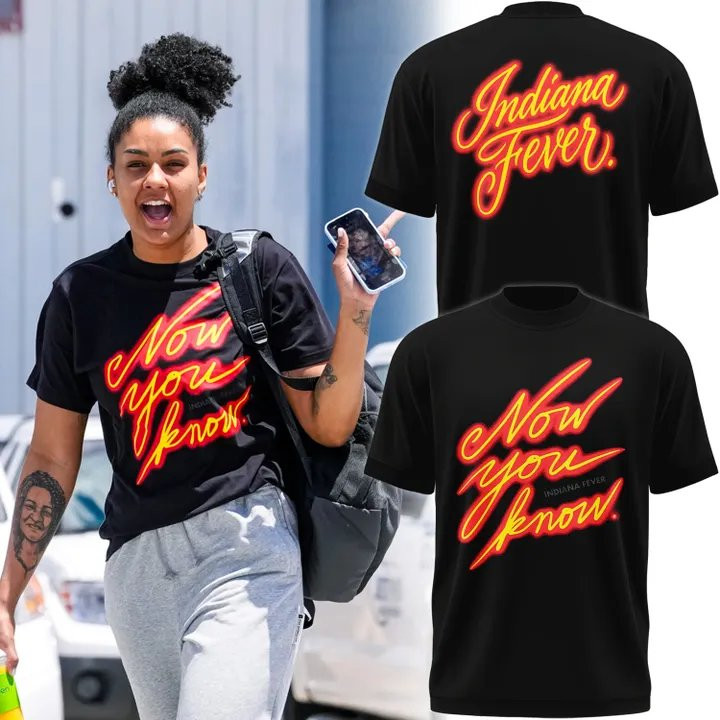 2026 Indiana Fever Merch Now You Know T-shirt Best Basketball Sport Fans Gift