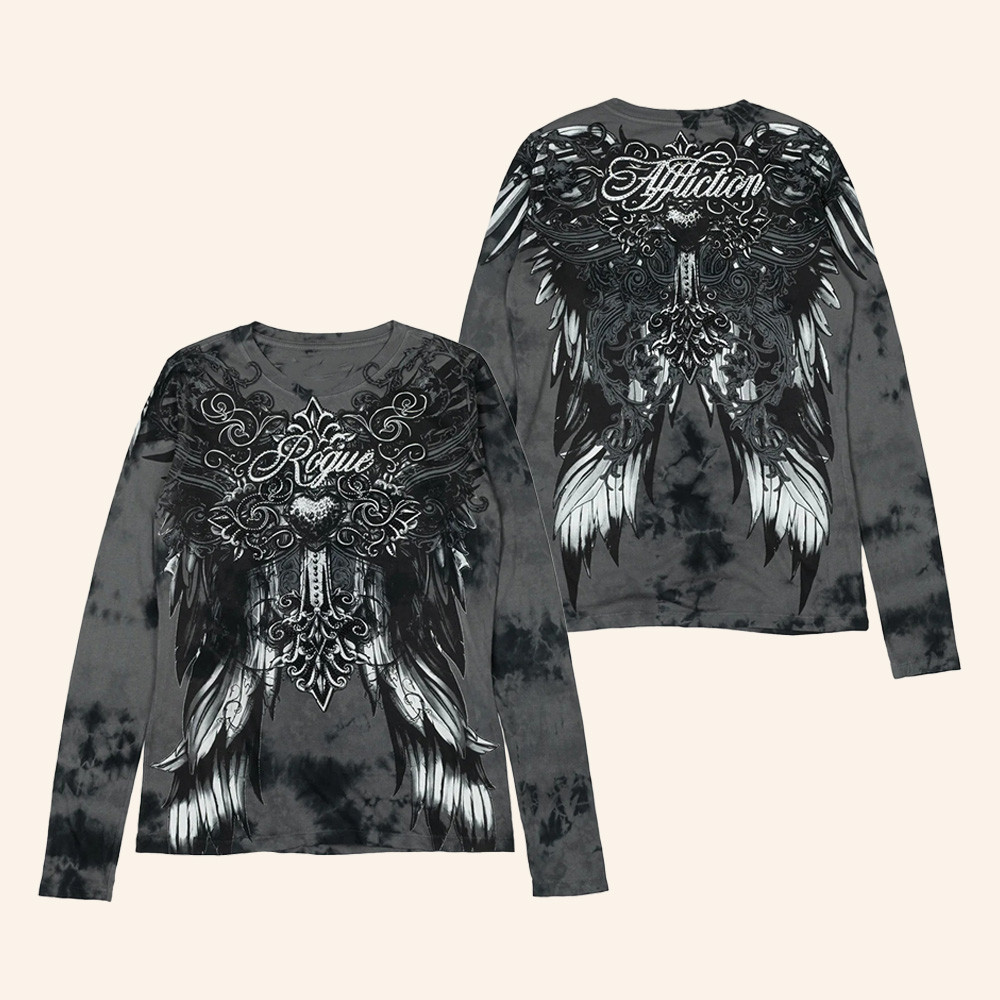 Emma Rogue X Affliction II Merch Rogue Artesia Long Sleeve Shirt Y2K Street Style Outfits 1 - Unicasport Emma Rogue X Affliction II Merch Rogue Artesia Long Sleeve Shirt Y2K Street Style Outfits