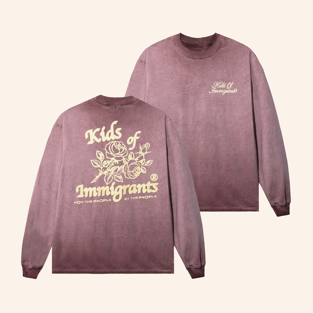 Kids Of Immigrants Merch Spread Love Long Sleeve Shirt Casual Style Apparel Gifts For Wife 1 - Unicasport Kids Of Immigrants Merch Spread Love Long Sleeve Shirt Casual Style Apparel Gifts For Wife