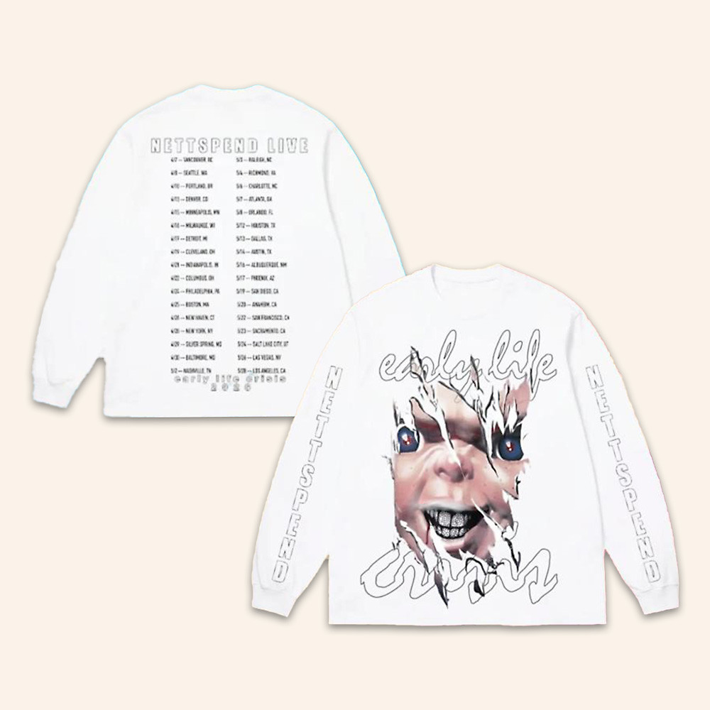 Nettspend Merch Early Life Crisis Chucky Long Sleeve Shirt Nettspend Clothing Gifts Ideas 1 - Unicasport Nettspend Merch Early Life Crisis Chucky Long Sleeve Shirt Nettspend Clothing Gifts Ideas