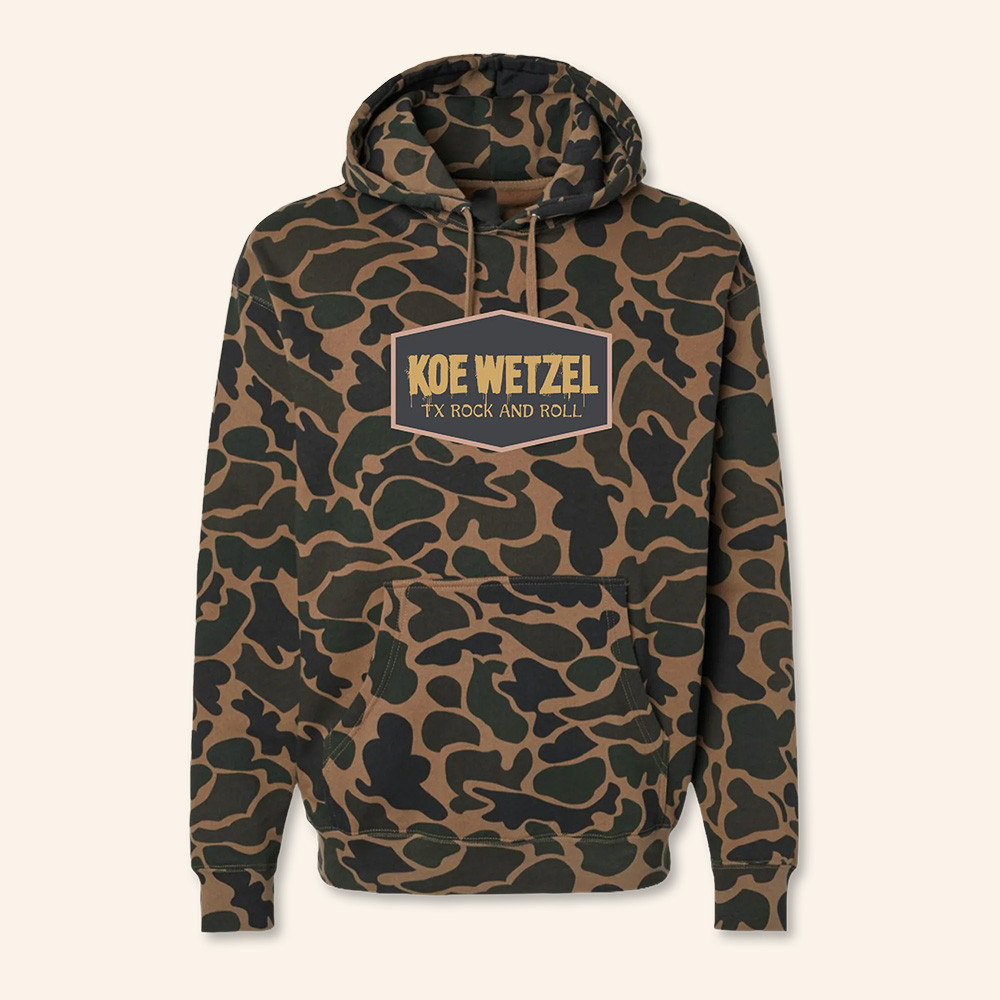 Koe Wetzel Tour Merch 2026 Duck Camo Hoodie Koe Wetzel Concert Clothing Country Lovers Gifts