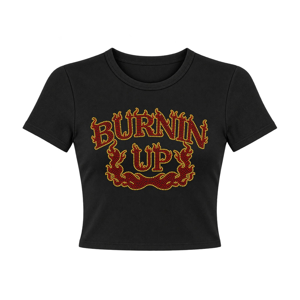 Jonas Brothers Merch Burning Up Baby Tee Best Presents For Jonas Brothers Lovers