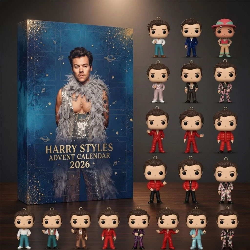 Harry Styles Advent Calendar 2026 24 Days Christmas Tree Ornaments Harry Styles Merch Decor