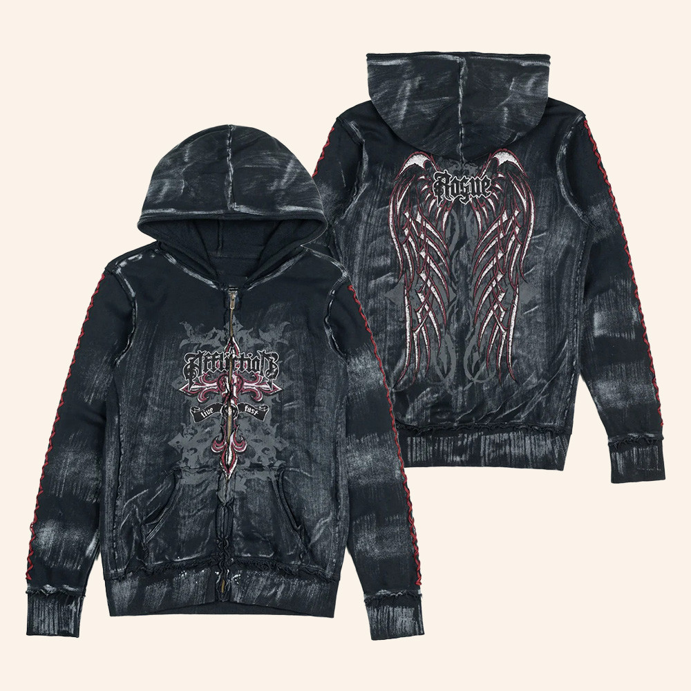 Emma Rogue X Affliction II Merch Rogue Shaylene Zip Hoodie Holiday Outfits Gifts For Wife 1 - Unicasport Emma Rogue X Affliction II Merch Rogue Shaylene Zip Hoodie Holiday Outfits Gifts For Wife