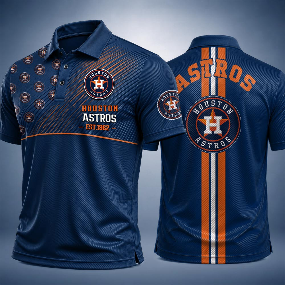Houston Astros Merch Polo Shirt Astros Baseball Clothing Gifts For Husband