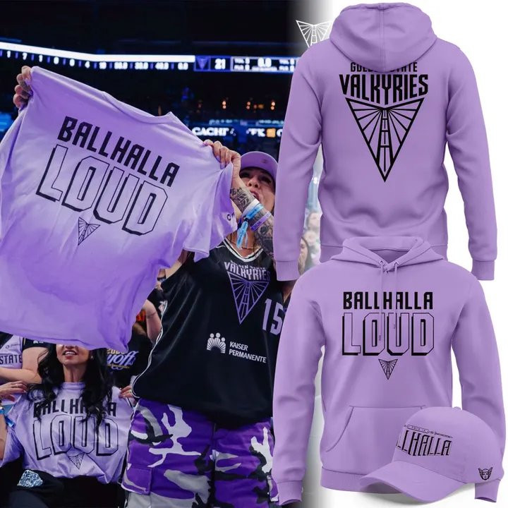 Golden State Valkyries Merch 2026 Ballhalla Loud Hoodie Best Fans Gift Ideas 1 - Unicasport Golden State Valkyries Merch 2026 Ballhalla Loud Hoodie Best Fans Gift Ideas