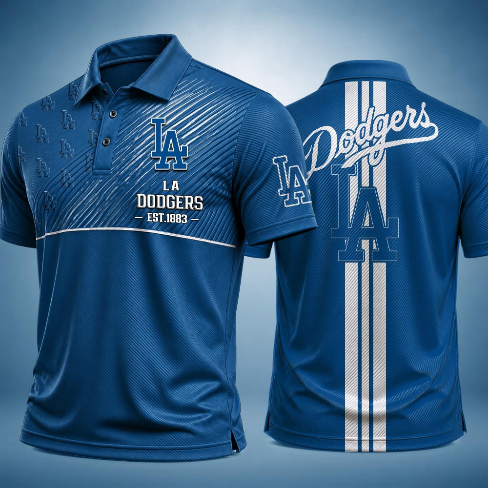 Los Angeles Dodgers Merch Polo Shirt Dodgers Baseball Apparel Gifts For Friends