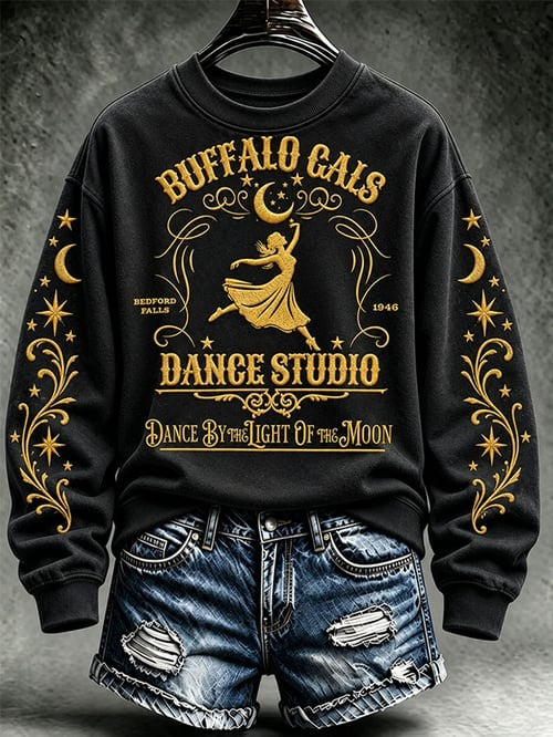It's A Wonderful Life Christmas Sweatshirt Buffalo Gals Dance Studio Sweatshirt Xmas Gifts 1 - Unicasport It's A Wonderful Life Christmas Sweatshirt Buffalo Gals Dance Studio Sweatshirt Xmas Gifts