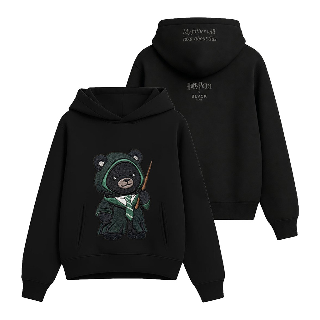 Harry Potter Merch x Blvck Slytherin Teddy Hoodie Gift For Harry Potter Lover 1 - Unicasport Harry Potter Merch x Blvck Slytherin Teddy Hoodie Gift For Harry Potter Lover