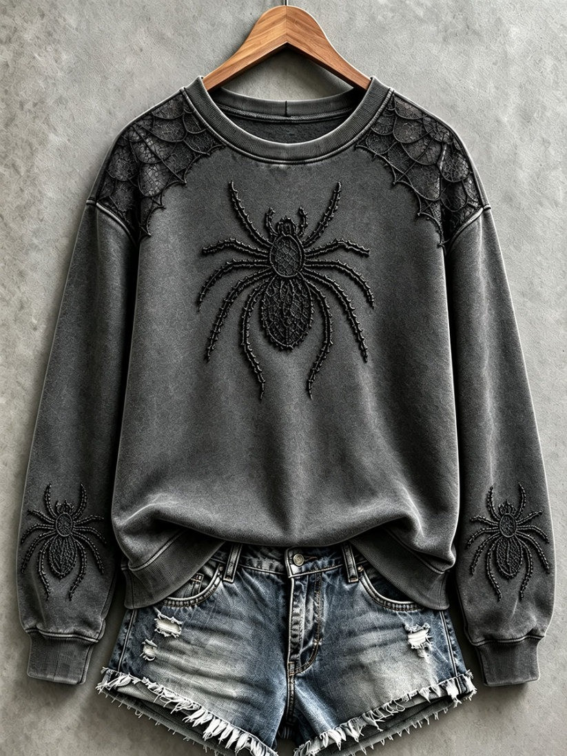 Halloween Spider Sweatshirt Halloween Horror Nights Sweatshirt Gift For Women 1 - Unicasport Halloween Spider Sweatshirt Halloween Horror Nights Sweatshirt Gift For Women
