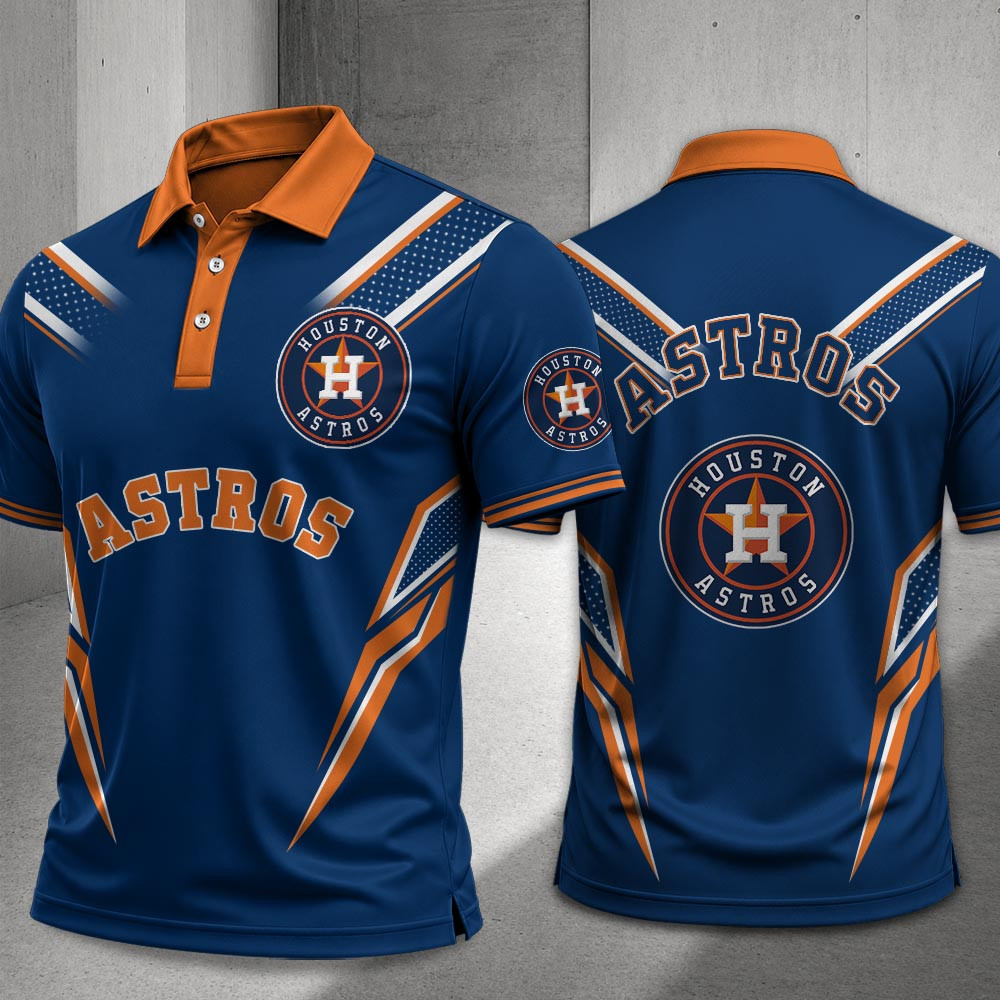 Houston Astros Merch Polo Shirt Astros Baseball Outfits Gift For Boyfriend