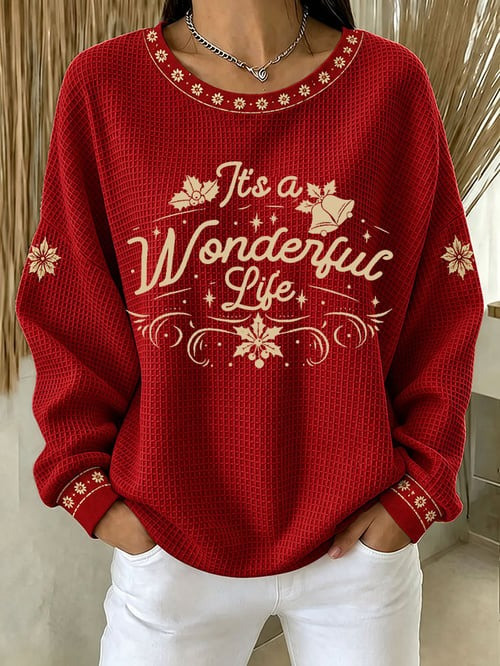 It's A Wonderful Life 80Th Anniversary Merch Christmas Sweatshirt Xmas Gears Gifts Ideas 1 - Unicasport It's A Wonderful Life 80Th Anniversary Merch Christmas Sweatshirt Xmas Gears Gifts Ideas