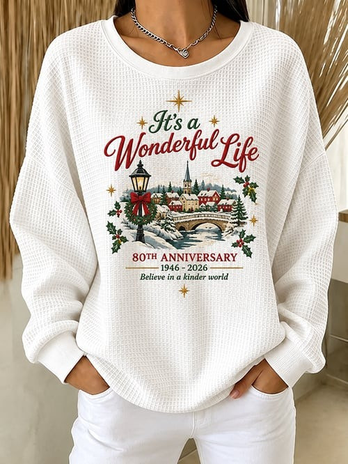 It's A Wonderful Life 80Th Anniversary Merch Christmas Sweatshirt Holiday Outfits Ideas 1 - Unicasport It's A Wonderful Life 80Th Anniversary Merch Christmas Sweatshirt Holiday Outfits Ideas