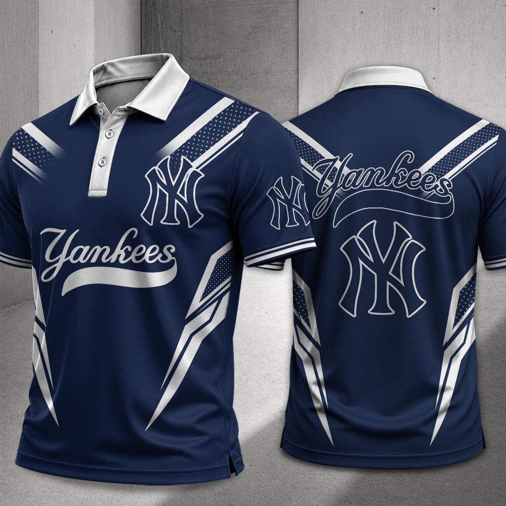 New York Yankees Merch Polo Shirt Yankees Baseball MLB Clothing Sports Lovers Gifts