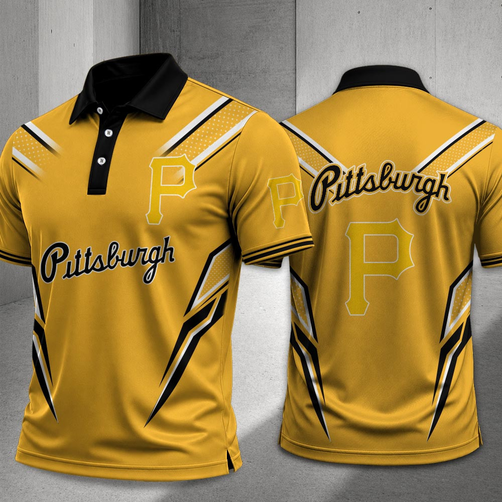 Pittsburgh Pirates Merch Polo Shirt Pirates Baseball MLB Gear Gift For Match Day Fan