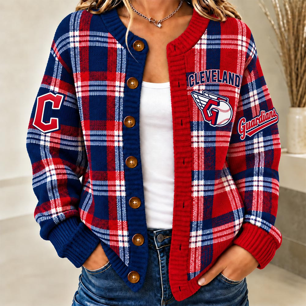 Cleveland Guardians Merch Cardigan Guardians Gameday Outfits Sportswear Gift