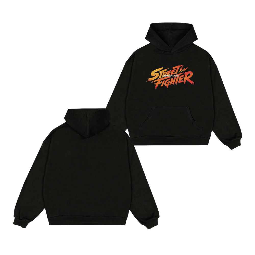 Fragment x ComplexCon Merch Street Fighter Logo Hoodie Gaming Lovers Gifts 1 - Unicasport Fragment x ComplexCon Merch Street Fighter Logo Hoodie Gaming Lovers Gifts