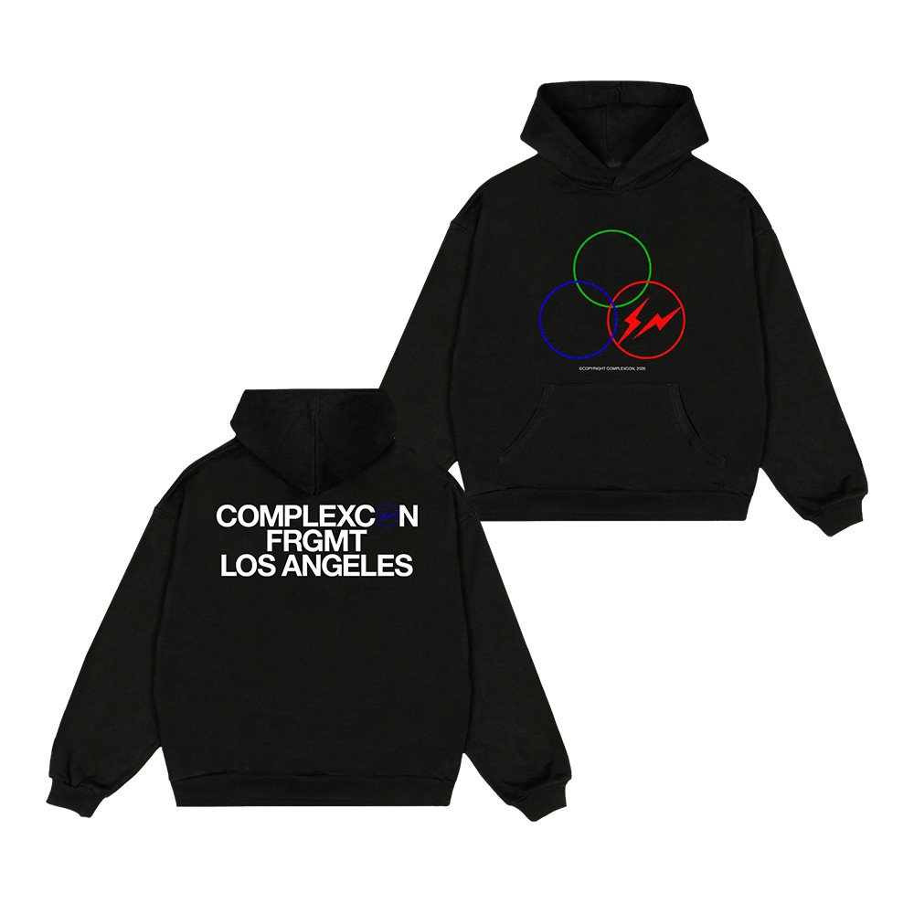 Fragment x ComplexCon Merch Rings Black Hoodie Gifts Ideas For Streetwear 1 - Unicasport Fragment x ComplexCon Merch Rings Black Hoodie Gifts Ideas For Streetwear